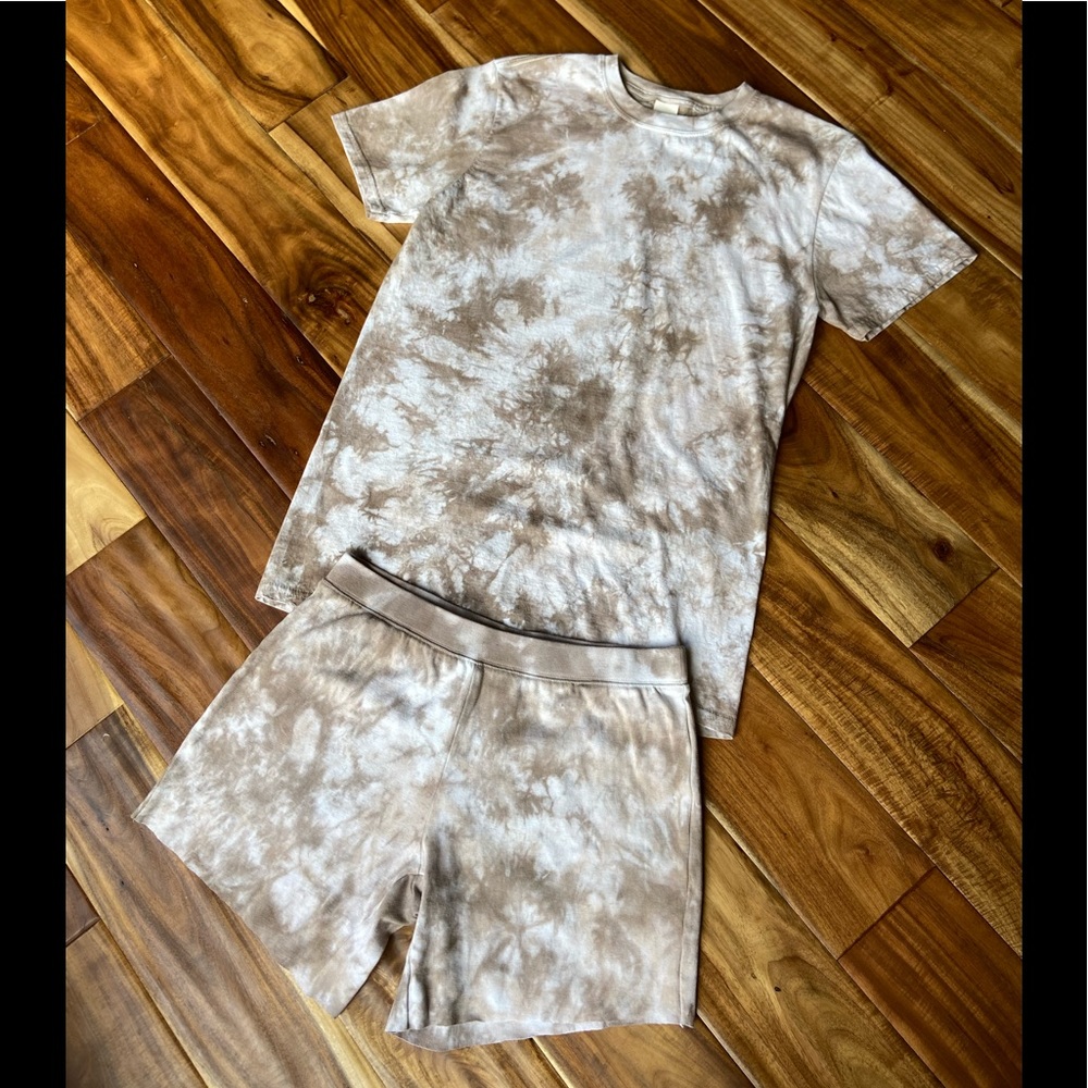 Custom Tie Dye Sweat Shorts | Matching Set - Picture 2 of 15